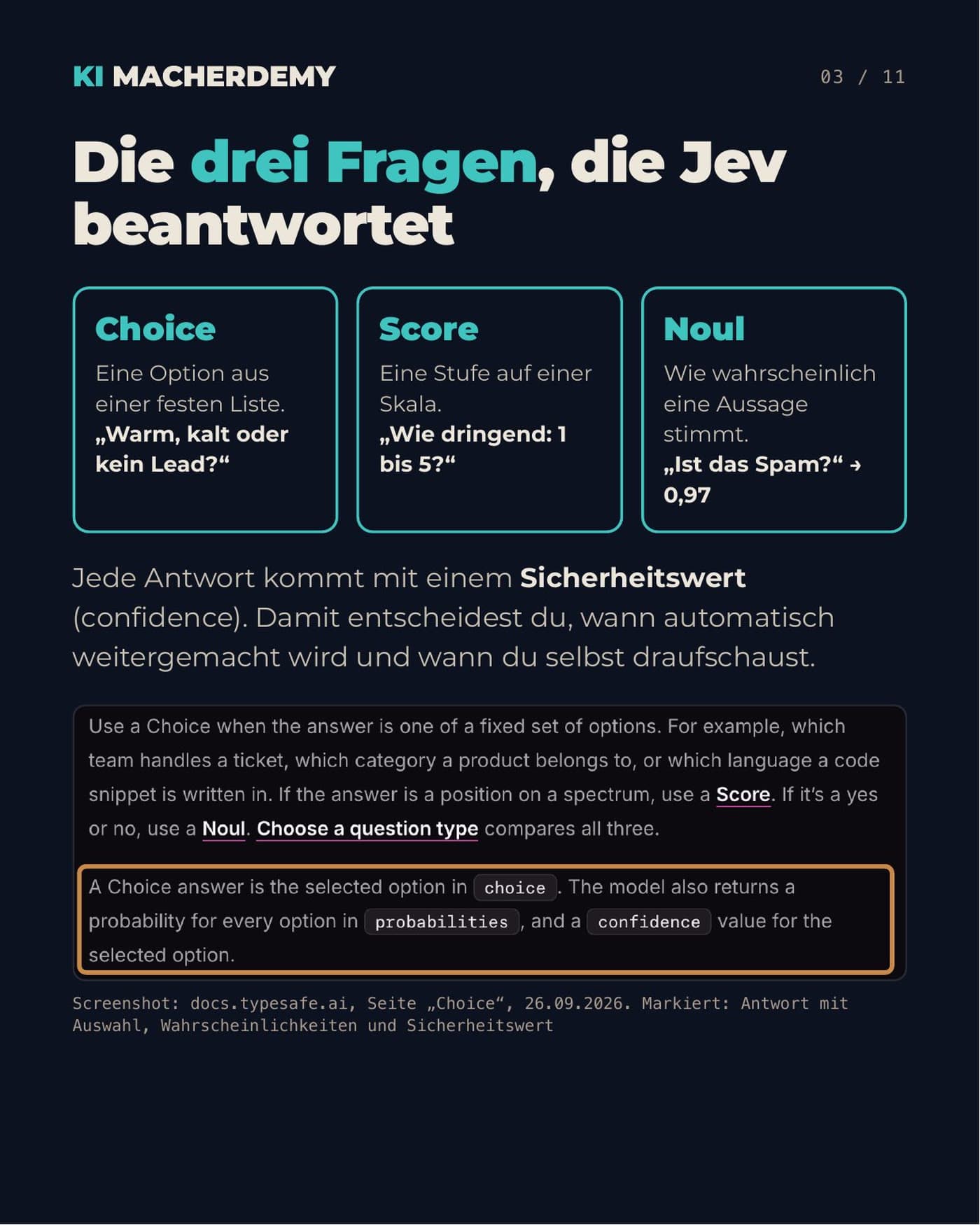 Seite 3: Die drei Fragen, die Jev beantwortet